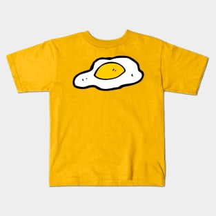 Bright Sunny Side Up Egg Illustration Kids T-Shirt